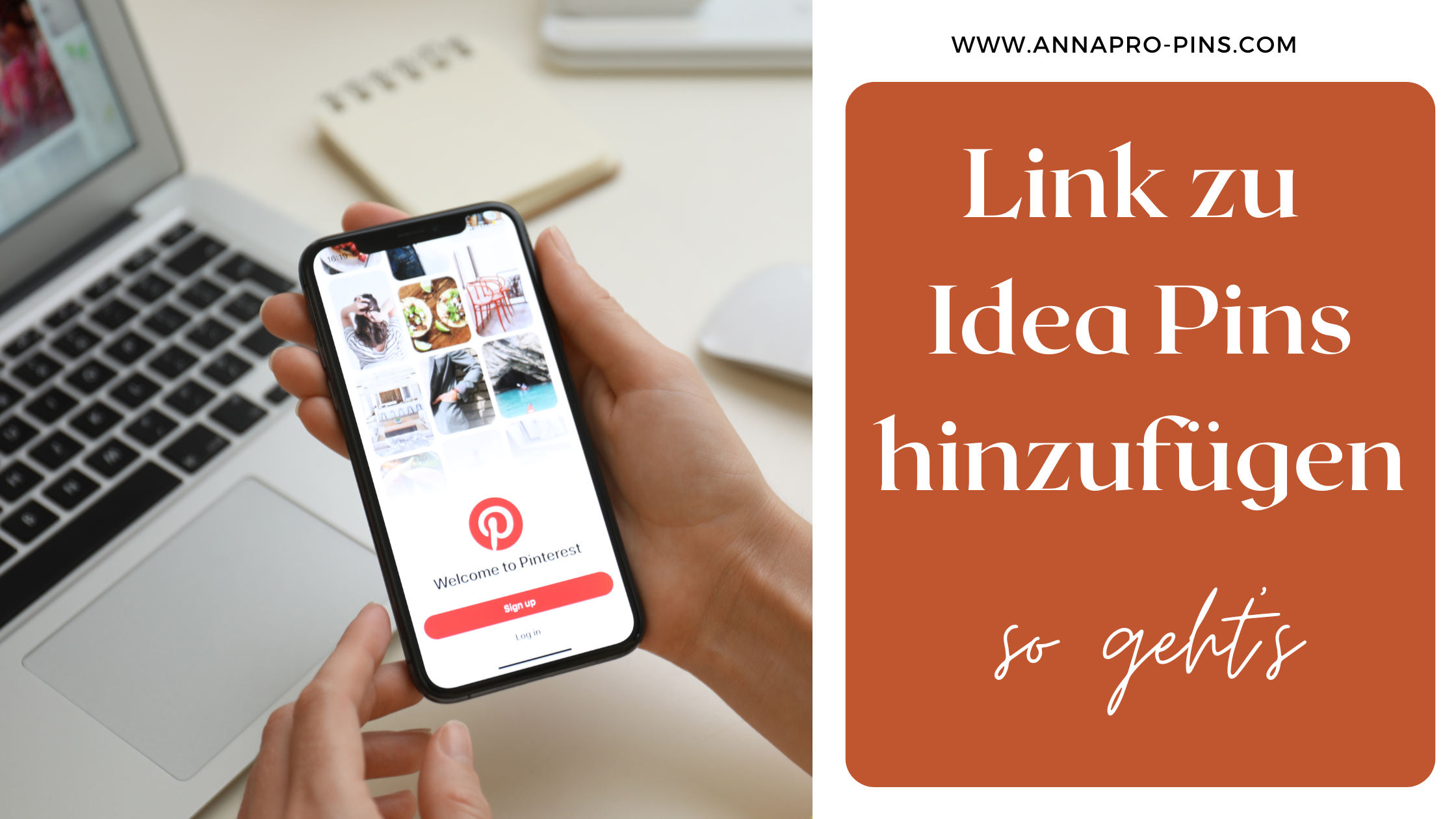 Link zu Idea Pins hinzufügen