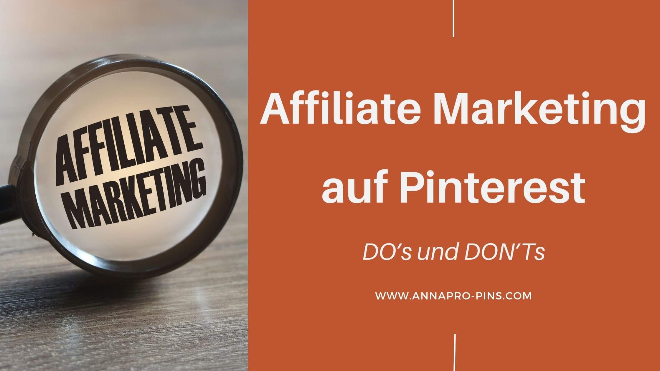 Affiliate Marketing auf Pinterest